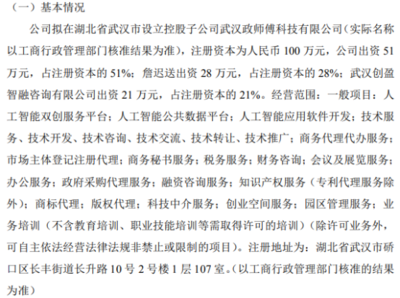 力龍信息擬出資51萬(wàn)設(shè)立控股子公司，加碼商務(wù)代理服務(wù)賽道
